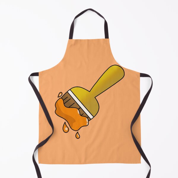 Item preview, Neopets Orange Paint Brush designed and sold by AliceAlpaca6.