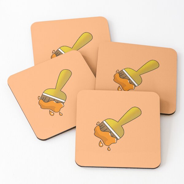 Item preview, Neopets Orange Paint Brush designed and sold by AliceAlpaca6.