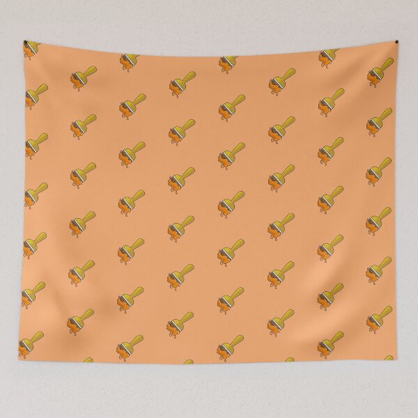 Item preview, Neopets Orange Paint Brush designed and sold by AliceAlpaca6.
