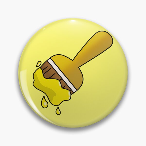 Item preview, Neopets Yellow Paint Brush designed and sold by AliceAlpaca6.
