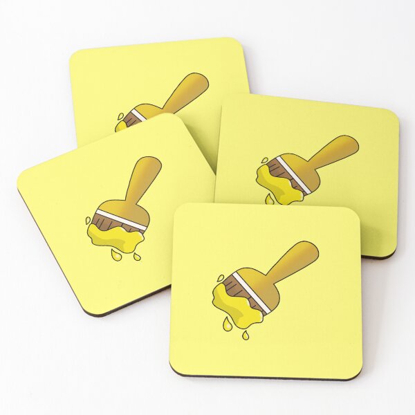 Item preview, Neopets Yellow Paint Brush designed and sold by AliceAlpaca6.