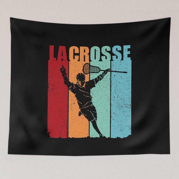Item preview, Vintage Retro Lacrosse Player Gift designed and sold by mhernaevily.