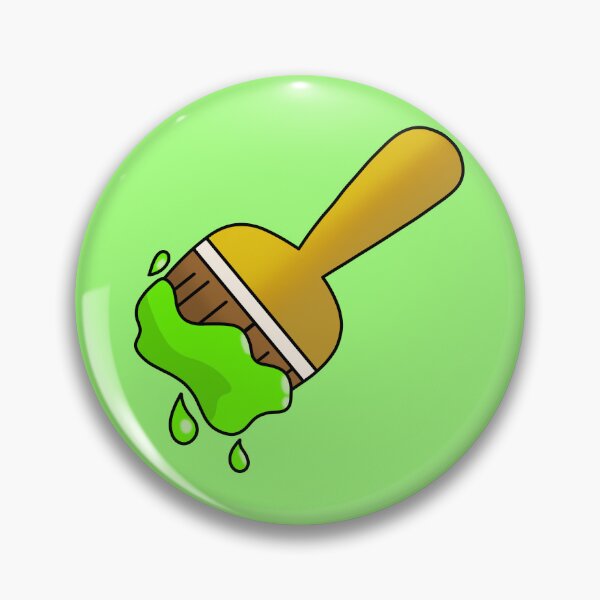 Item preview, Neopets Green Paint Brush designed and sold by AliceAlpaca6.