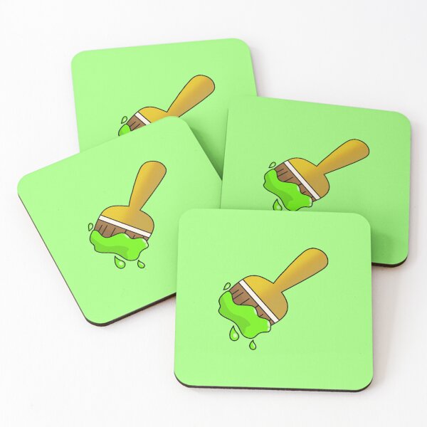 Item preview, Neopets Green Paint Brush designed and sold by AliceAlpaca6.
