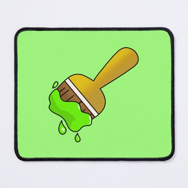 Item preview, Neopets Green Paint Brush designed and sold by AliceAlpaca6.