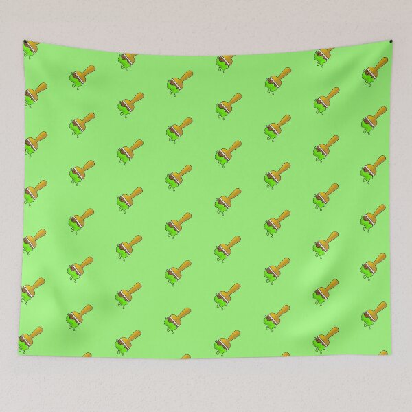 Item preview, Neopets Green Paint Brush designed and sold by AliceAlpaca6.