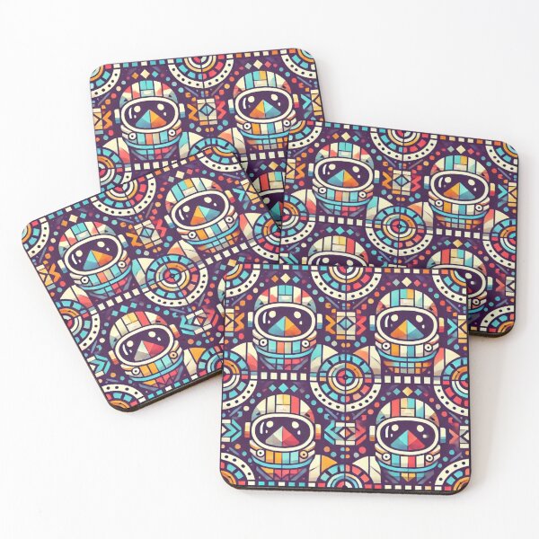 Item preview, Tribal Colorful Abstract Spaceman Design designed and sold by TribalioDesigns.