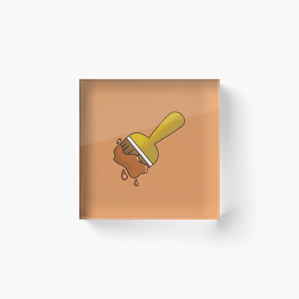 Item preview, Neopets Brown Paint Brush designed and sold by AliceAlpaca6.