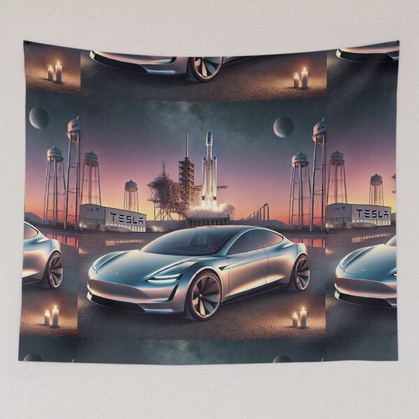 Item preview, Tesla Launch with Rocket and Future Model Concept designed and sold by Meta2Physical.