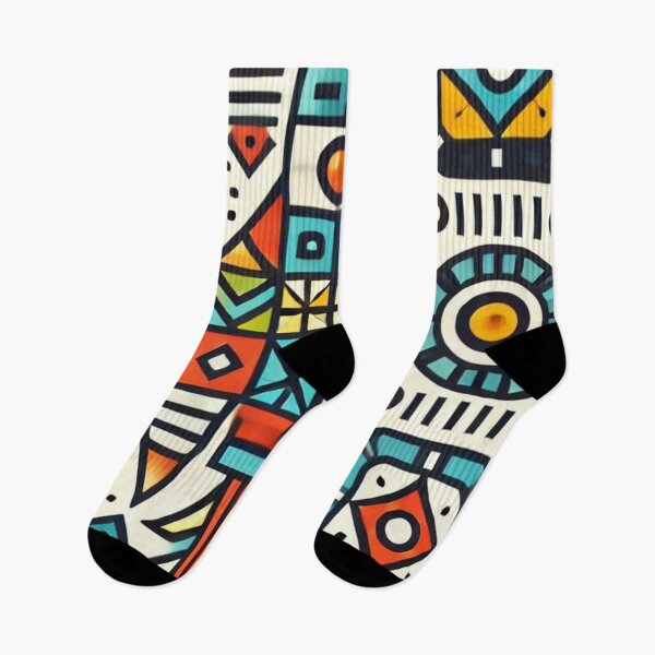 Item preview, Tribal Colorful Abstract Rocketship and Stars Design designed and sold by TribalioDesigns.