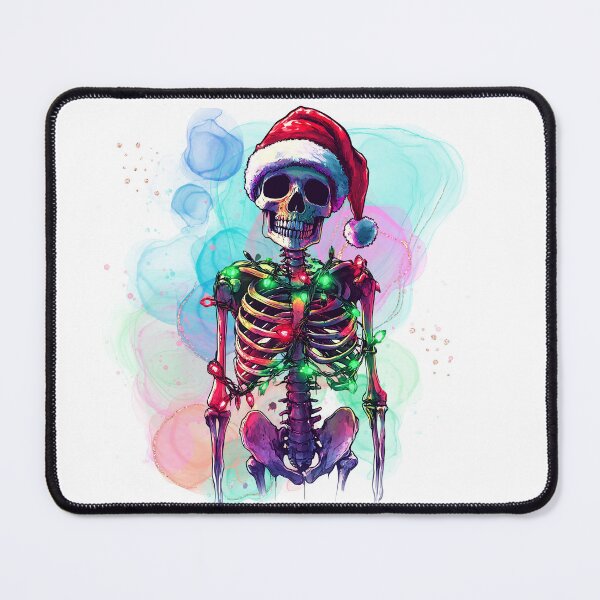 Item preview, Christmas Santa Claus Skeleton Halloween colorful - Decor - Gift - Art03 designed and sold by vallass.