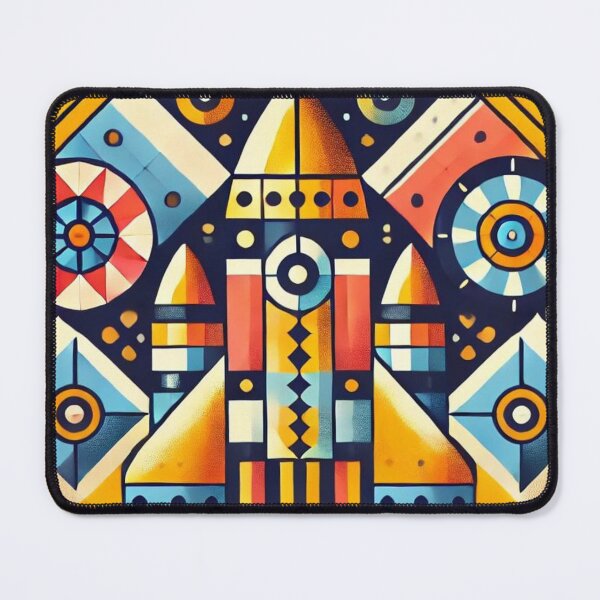 Item preview, Tribal Colorful Abstract Rocketship Launch Design designed and sold by TribalioDesigns.
