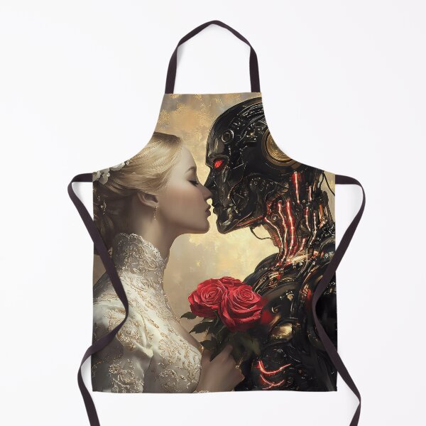 Item preview, Rococo & AI: A Kiss of Roses and Electricity (Blonde I)  designed and sold by DeenaZoeyFusion.