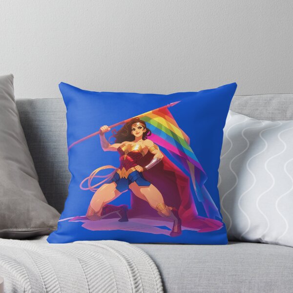 Item preview, Powerful Superheroine with Pride Flag Fierce Design designed and sold by Camera Crew.