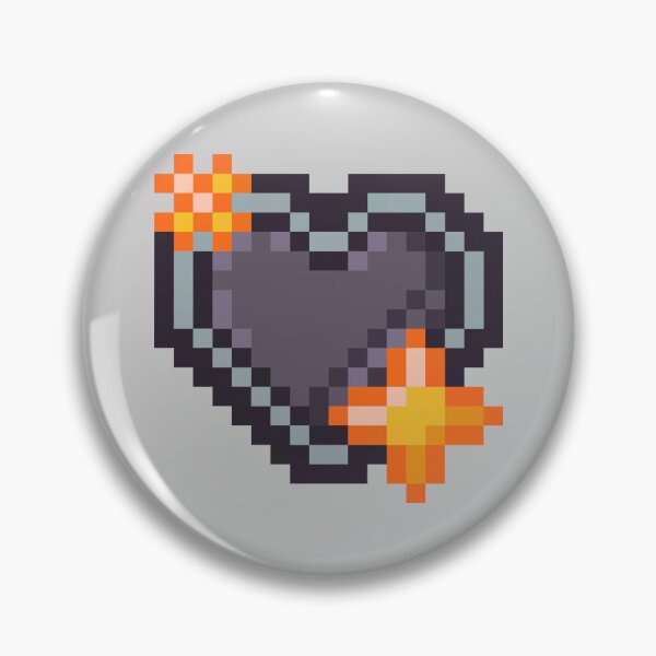 Item preview, Cute Black Pixel Heart 8-bit Pixel Goth Gamer Design designed and sold by HayleeDesigns.