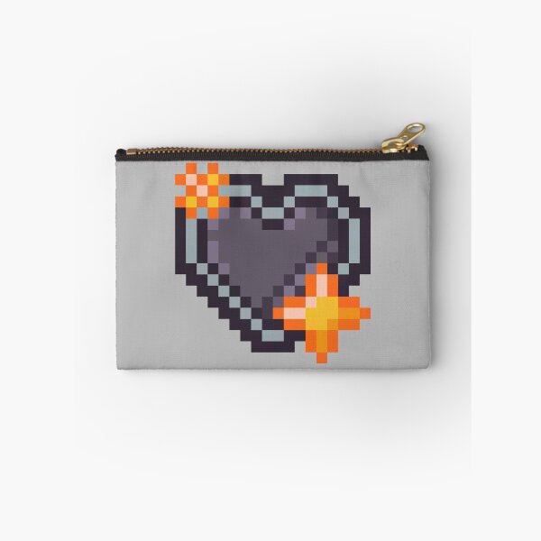Item preview, Cute Black Pixel Heart 8-bit Pixel Goth Gamer Design designed and sold by HayleeDesigns.