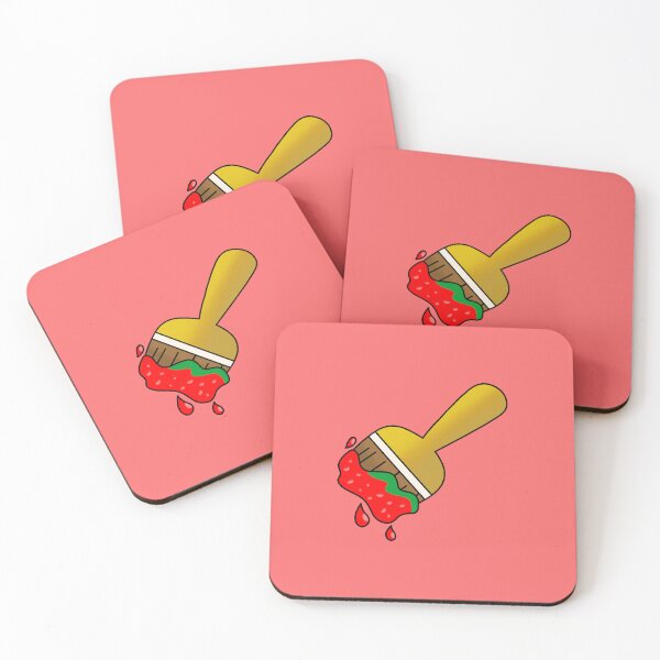Item preview, Neopets Strawberry Fields Forever Paint Brush designed and sold by AliceAlpaca6.
