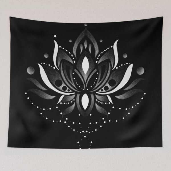 Item preview, Ohm mandala style lotto flower designed and sold by 7Delamancha.