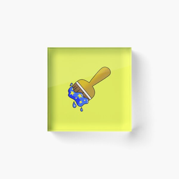 Item preview, Neopets Starry Paint Brush designed and sold by AliceAlpaca6.