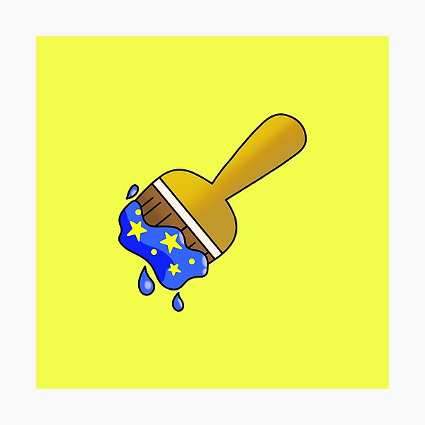 Item preview, Neopets Starry Paint Brush designed and sold by AliceAlpaca6.