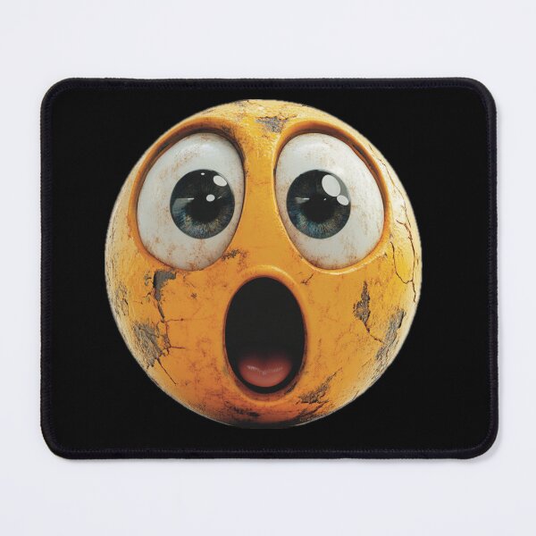 Item preview, Shocked Expression: The Surprised Emoji Art designed and sold by Pujo Design.