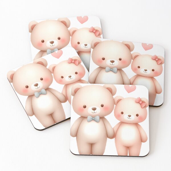 Item preview, cute couple bear  designed and sold by angieart68.