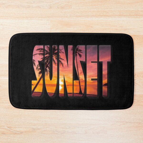 Item preview, Cool typography sunset art designed and sold by Grapikoito.