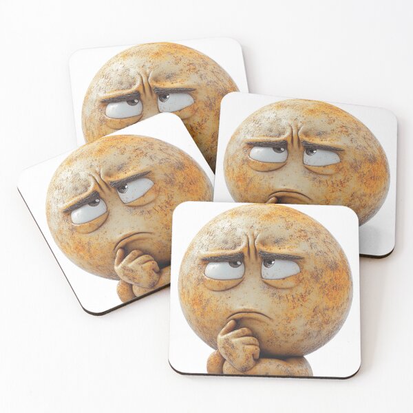 Item preview, Skeptical Smile: The Doubtful Emoji designed and sold by Pujo Design.