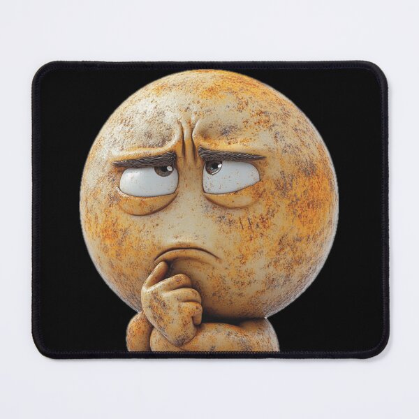 Item preview, Skeptical Smile: The Doubtful Emoji designed and sold by Pujo Design.
