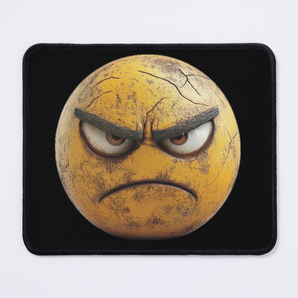 Item preview, Furious Face: The Angry Emoji Art designed and sold by Pujo Design.