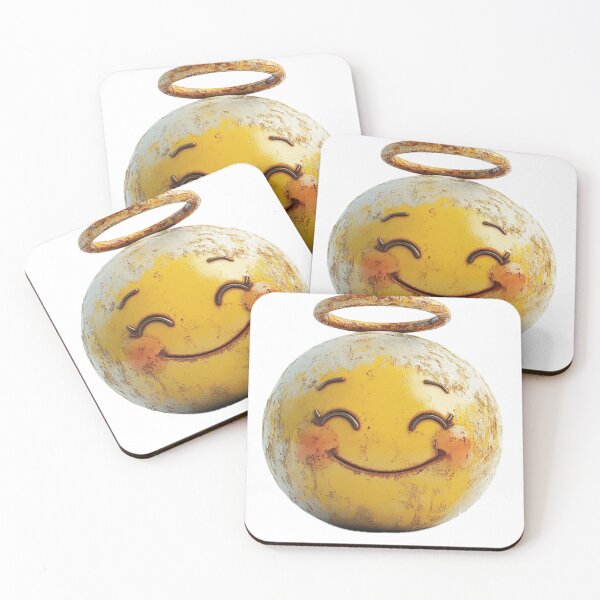 Item preview, Angel Emoji: The Heavenly Smile designed and sold by Pujo Design.