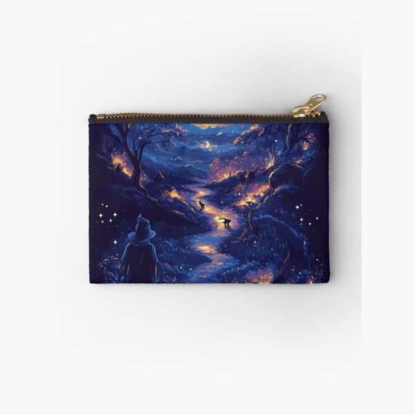 Item preview, The Wizard's Moonlit Journey: A Starry Path Through Enchanted Woods designed and sold by MythSpire.