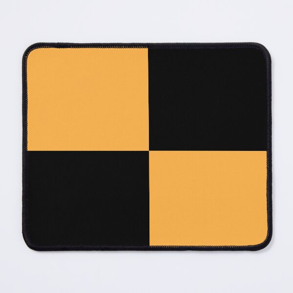 Item preview, Quarters - Black and Pastel Orange designed and sold by JustPatterns2.