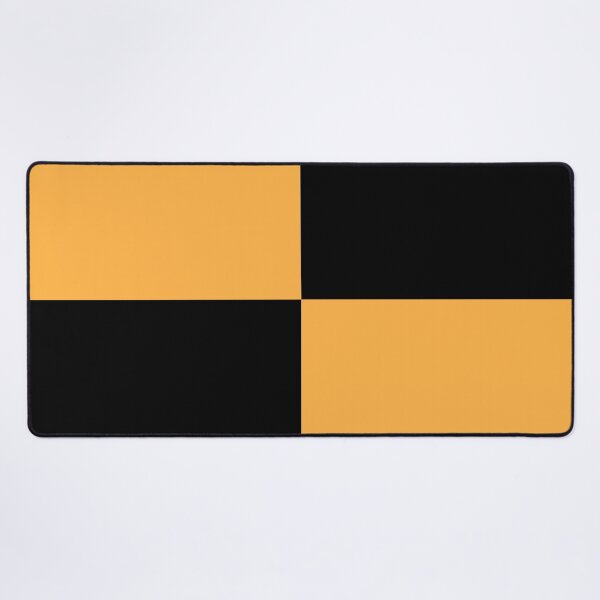 Item preview, Quarters - Black and Pastel Orange designed and sold by JustPatterns2.