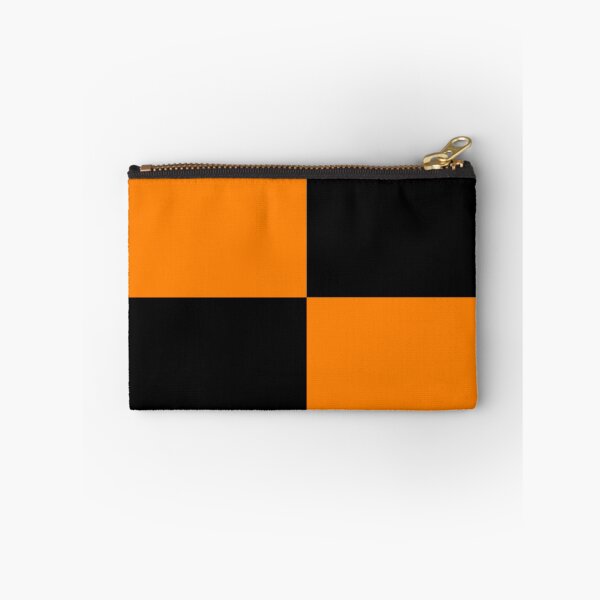 Item preview, Quarters - Black and Orange designed and sold by JustPatterns2.