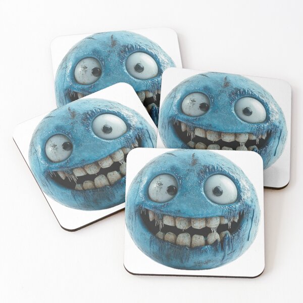 Item preview, Crazy Cool: The Wild Grinning Emoji designed and sold by Pujo Design.