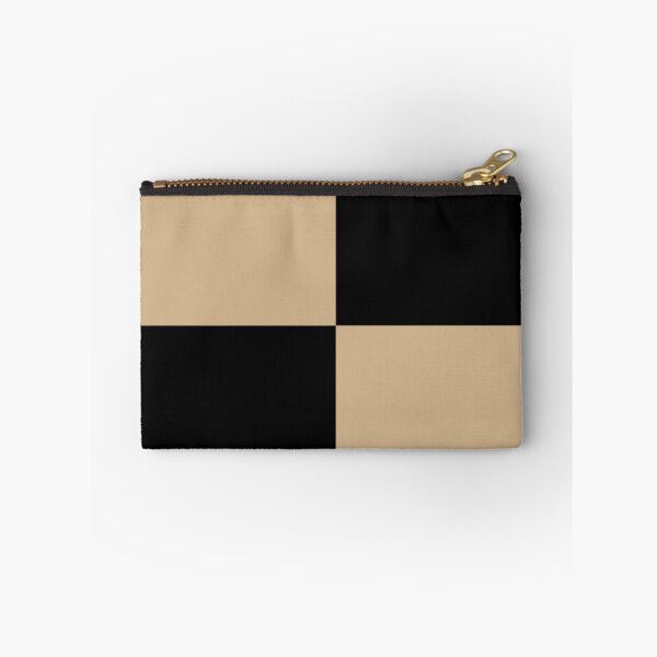 Item preview, Quarters - Black and Tan Brown designed and sold by JustPatterns2.