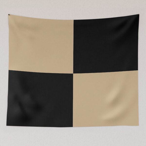 Item preview, Quarters - Black and Tan Brown designed and sold by JustPatterns2.