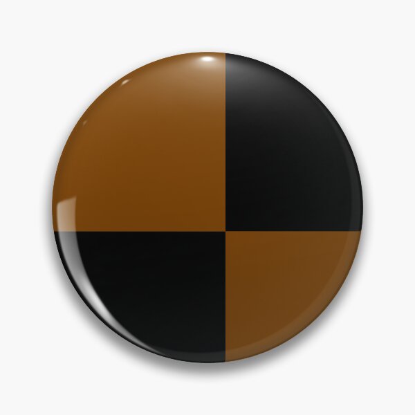 Item preview, Quarters - Black and Chocolate Brown designed and sold by JustPatterns2.
