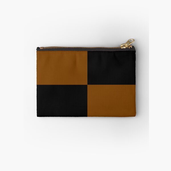 Item preview, Quarters - Black and Chocolate Brown designed and sold by JustPatterns2.