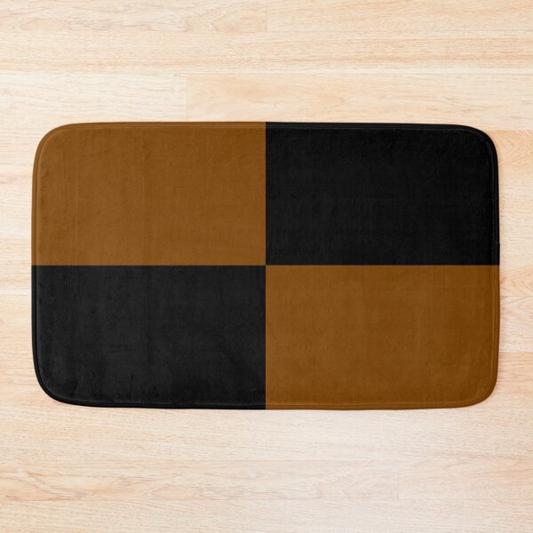 Item preview, Quarters - Black and Chocolate Brown designed and sold by JustPatterns2.