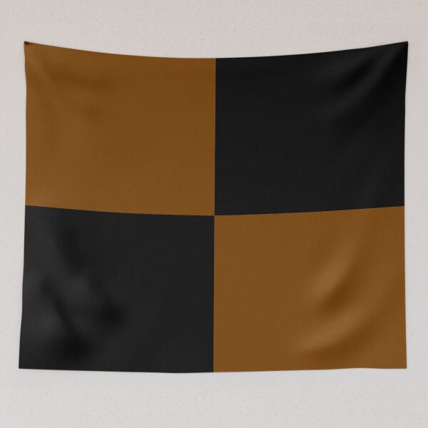 Item preview, Quarters - Black and Chocolate Brown designed and sold by JustPatterns2.