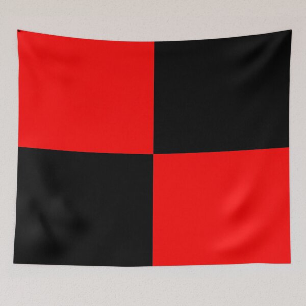 Item preview, Quarters - Black and Red designed and sold by JustPatterns2.