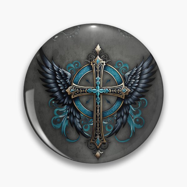 Item preview, Ornate Cross with Wings. designed and sold by nicky2342.
