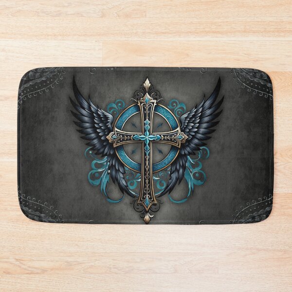 Item preview, Ornate Cross with Wings. designed and sold by nicky2342.