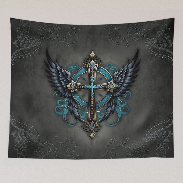 Item preview, Ornate Cross with Wings. designed and sold by nicky2342.