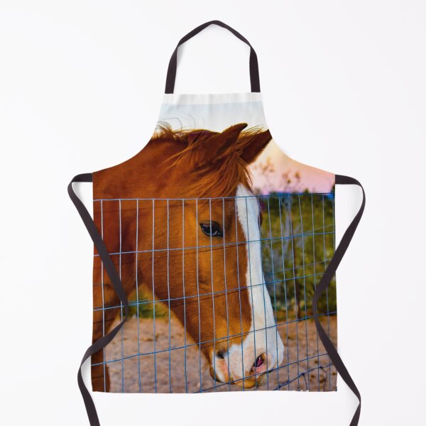 Item preview, Gorgeous Chestnut Horse with White Stripe at Sunset designed and sold by Yogibear & Rachelle .