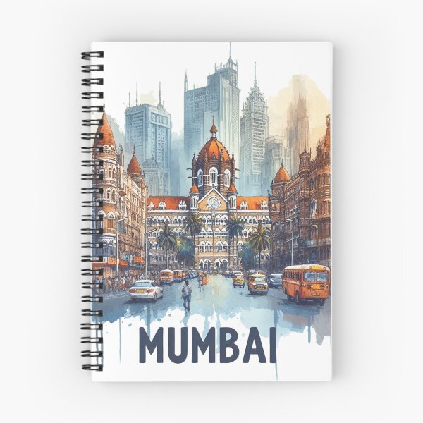 Item preview, Mumbai India City Skyline Emblem designed and sold by francous03.