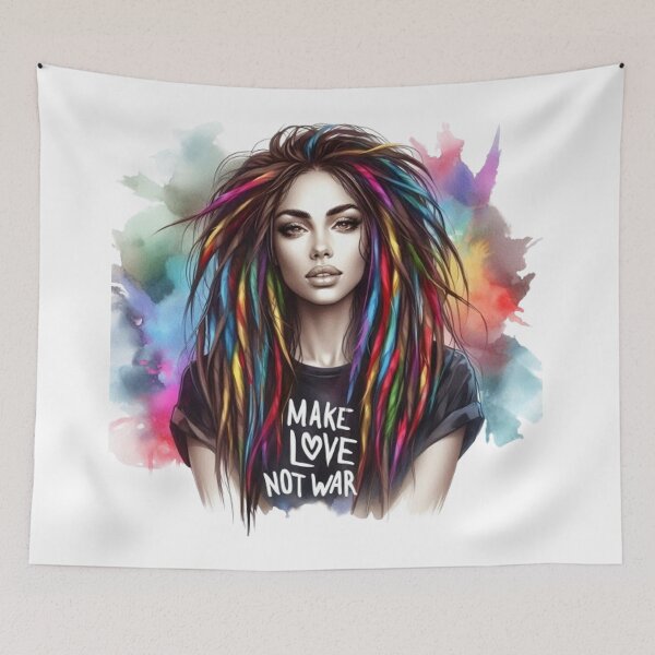 Item preview, "Make Love, Not War: A World of Peace" designed and sold by CHRIST5000.