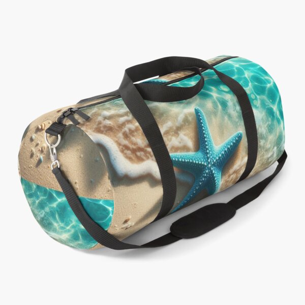 Item preview, Aqua Blue Starfish Seashell Tropical Beach Ocean  designed and sold by SeaStarAlex.